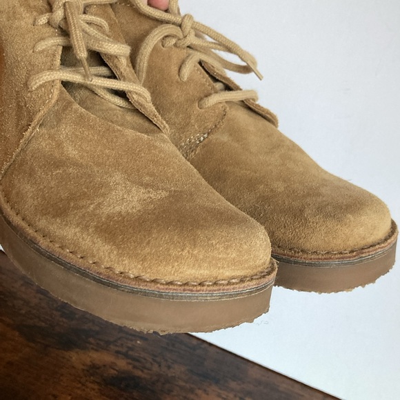 LIKE NEW! American Eagle Outfiters Nubuck/Suede Leather Chukka Boots Women’s 8 - Picture 6 of 11